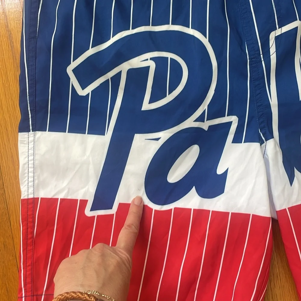 Pabst Blue Ribbon Beer Swim Trunks Boardshorts - Medium